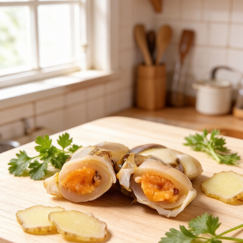 Razor Clam Meat with Roe